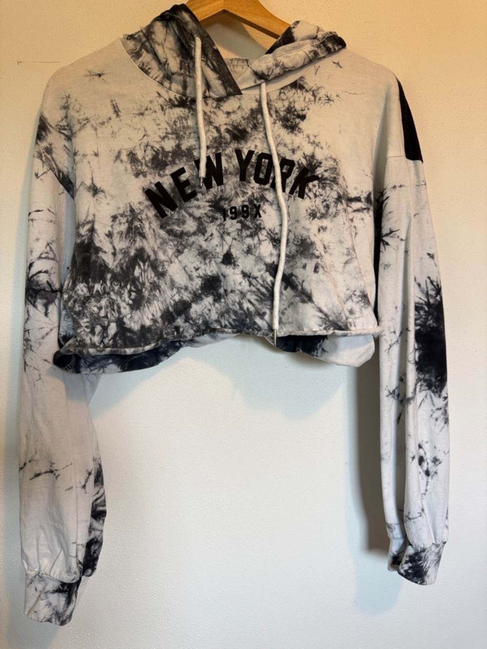 Sweater crop top hoddie
